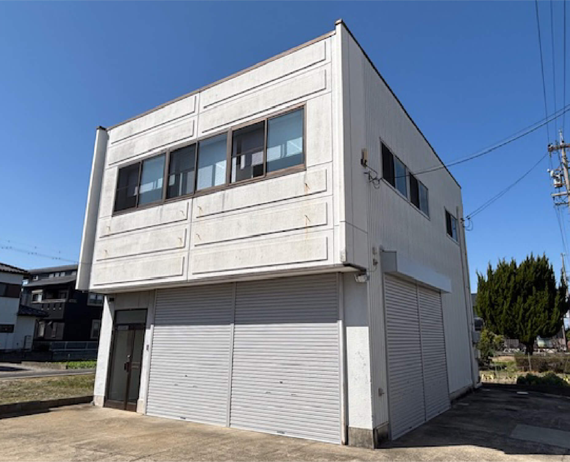 あま電工の社屋外観